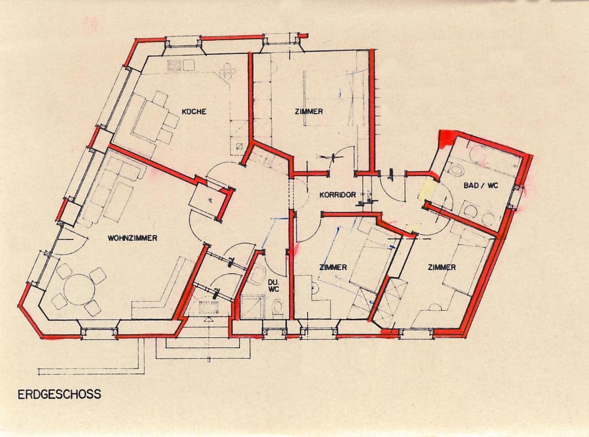 Ramosch Chasa Nogler - Ferienwohnung מראה חיצוני תמונה
